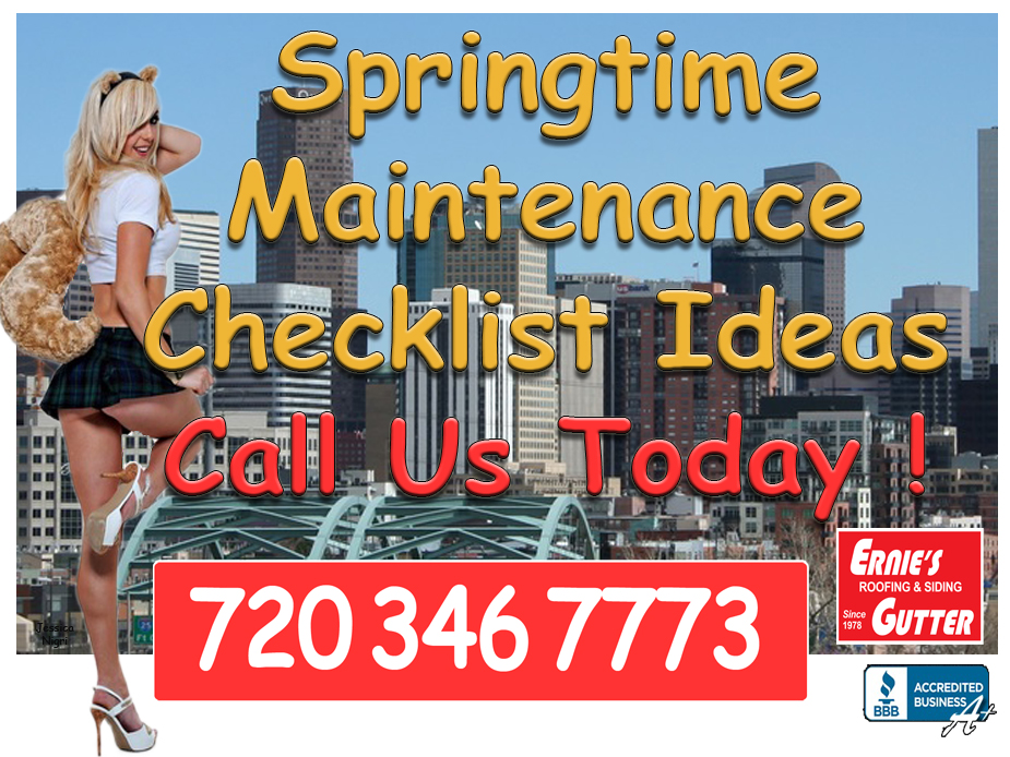 Spring Maintenance Checklist Ideas