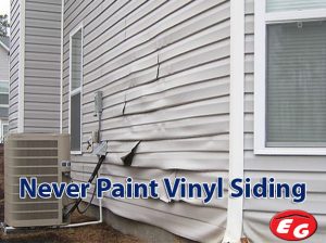 Vinyl siding Painting