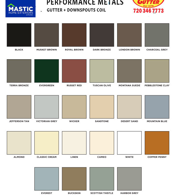 GUTTER COLORS