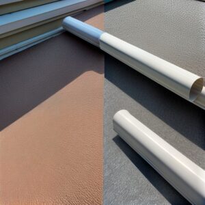 Leaking gutter corner on a Denver bungalow before repair