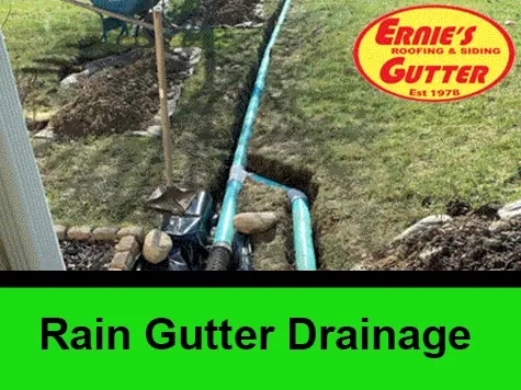 Rain Gutter Drainage