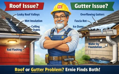 When It’s a Gutter Issue Versus a Roofing Issue