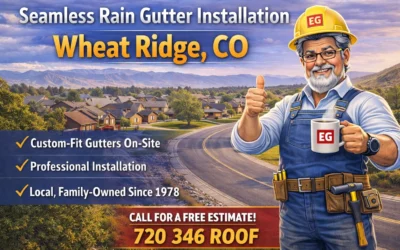 Seamless Rain Gutter Installation Wheat Ridge