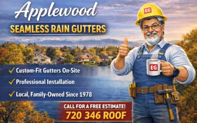Seamless Rain Gutter Installation in Applewood