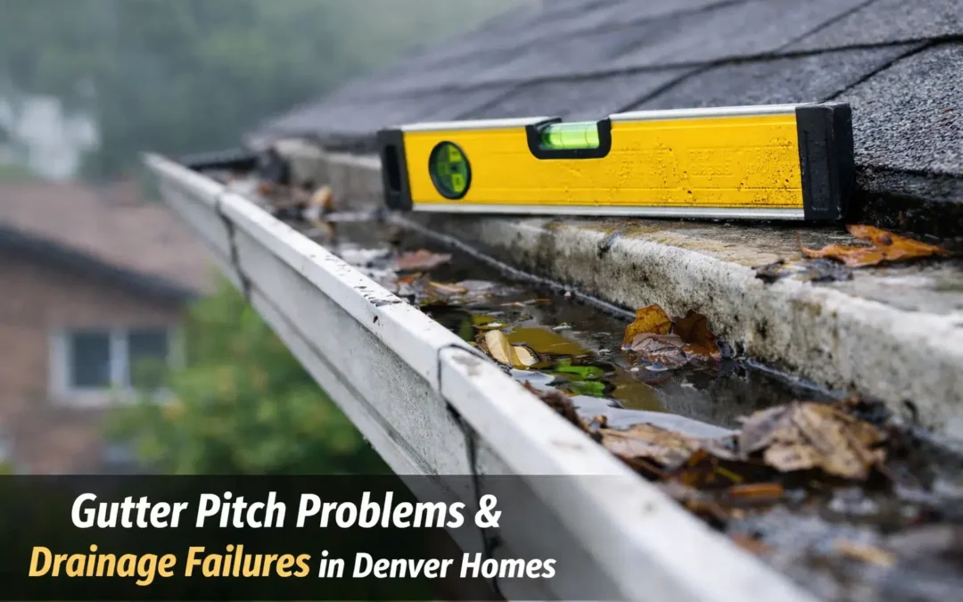Gutter Pitch Problems and Drainage Failures