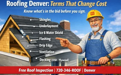 Roofing Denver Terms and Cost