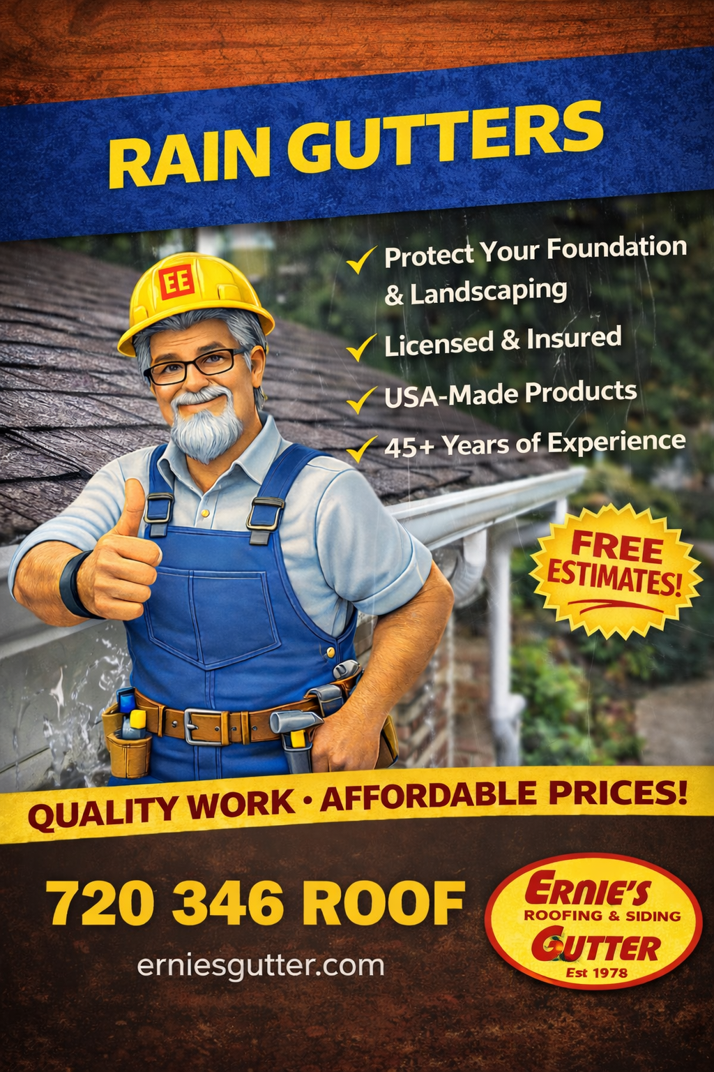 Ernie’s Gutter Denver CO 80223 720-346-7773 https://erniesgutter.com/ Ernie’s Gutter Denver CO 80223 720-346-7773 https://erniesgutter.com/