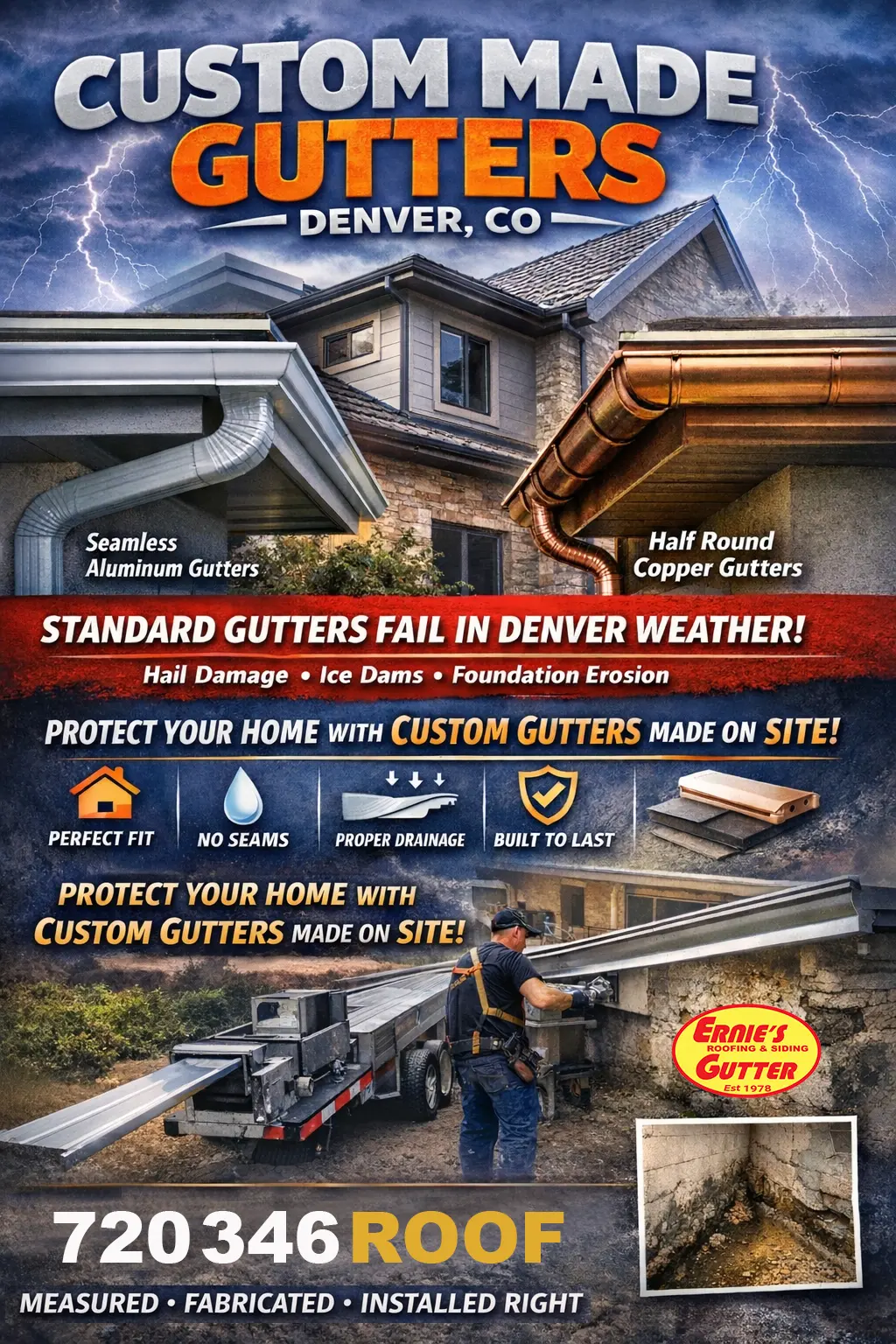 Custom Made Gutters Custom Made Gutters