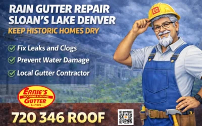 Rain Gutter Repair Sloan’s Lake Denver