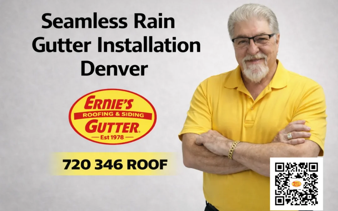 Seamless Rain Gutter Installation Denver