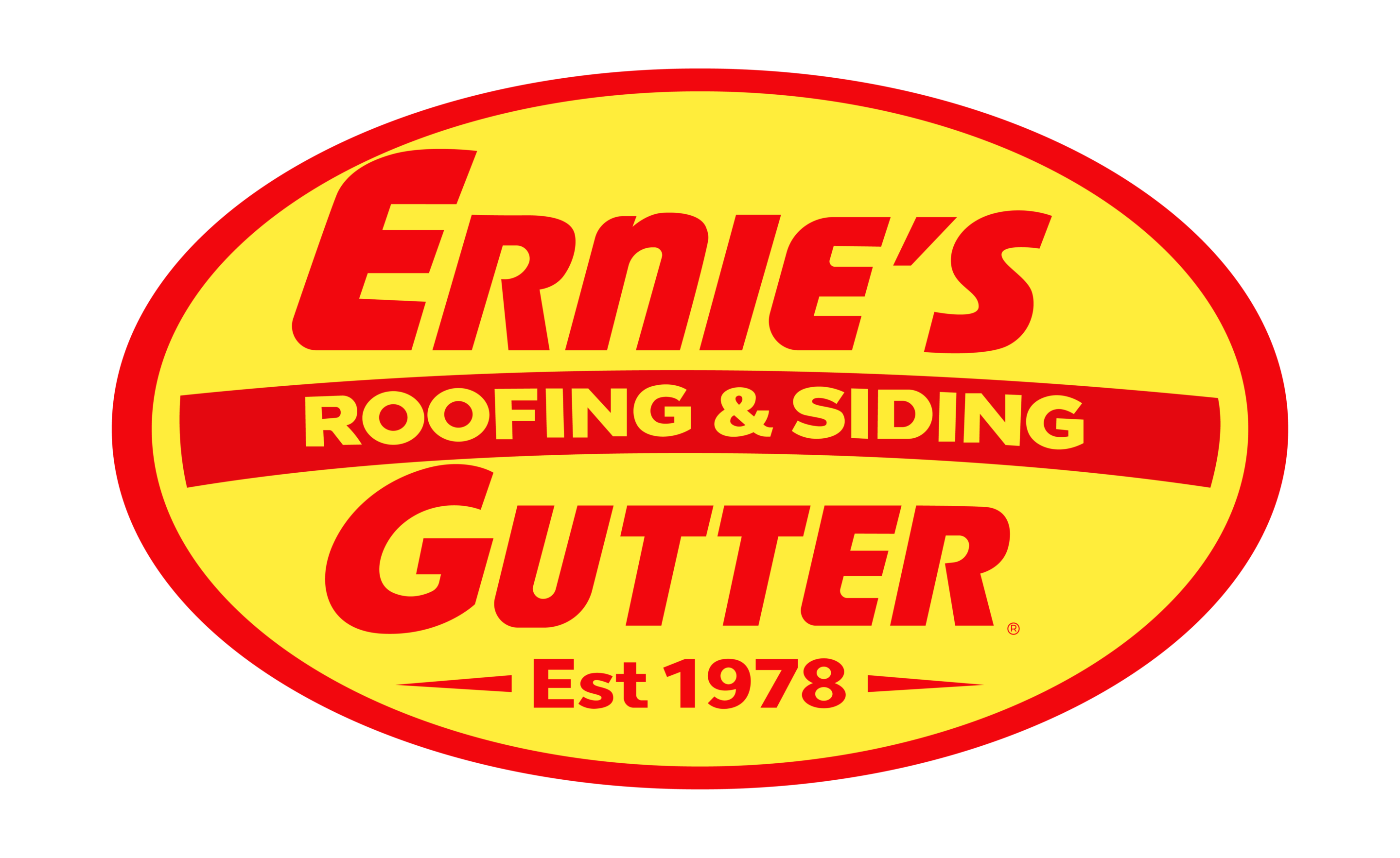 Ernie's Gutter siding Denver family contractor logo since 1978