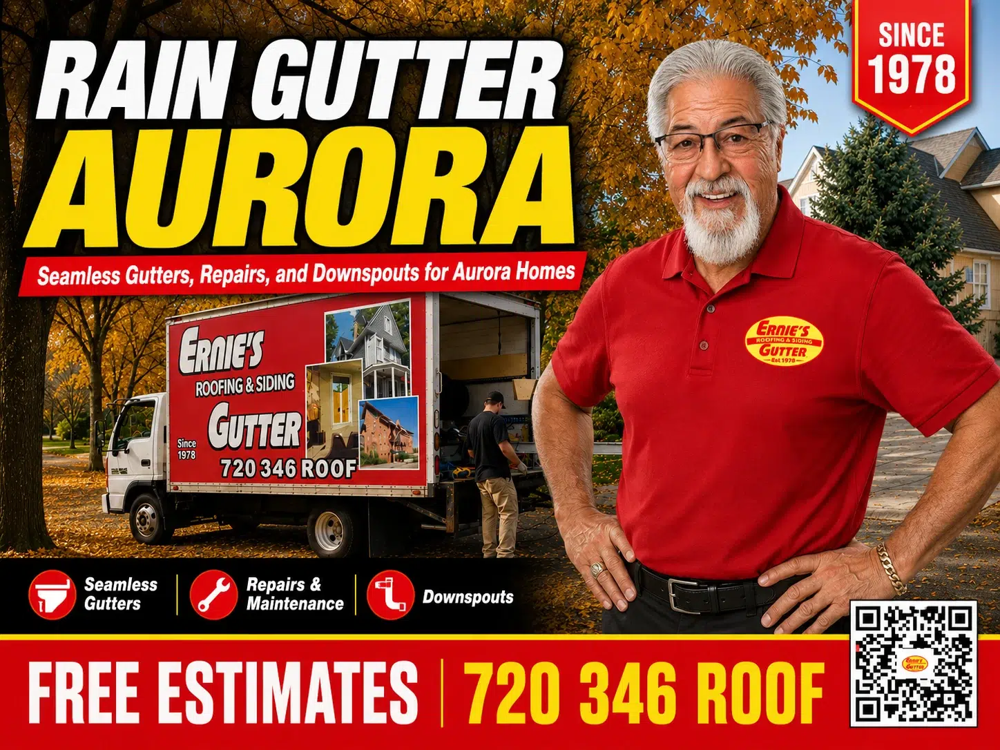Rain Gutter Aurora seamless gutters repairs and downspouts