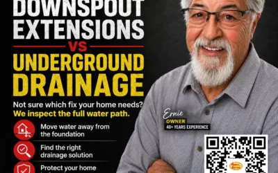 Downspout Extensions vs Underground Drainage