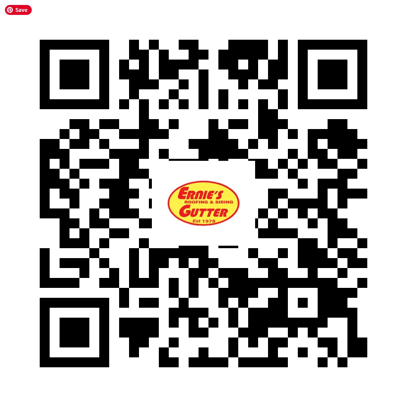Scan Ernie's Gutter QR code for a siding Denver estimate