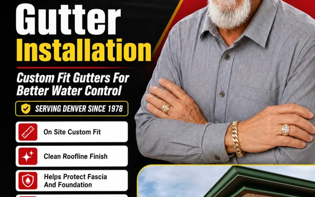 What a failed gutter installation looks like