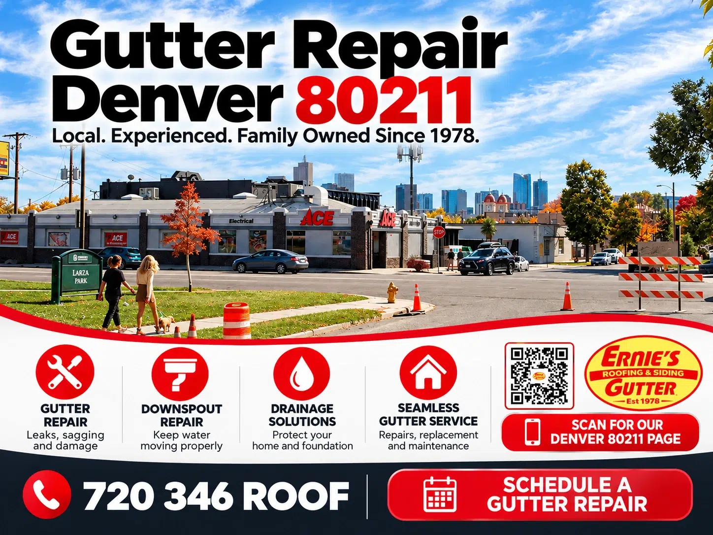 Gutter Repair Denver 80211 local service guide by Ernie's Gutter